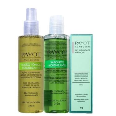 Imagem de Kit Payot Acnederm Acao Antibacteriana e Reducao de Acne (3 Produtos)