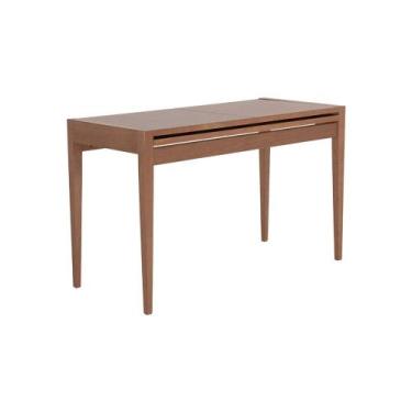 Imagem de Mesa Extensível de Jantar em Madeira e MDF Pina Oppa Design - Amêndoa 