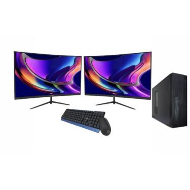 Imagem de Pc Estação De Trabalho 2 Monitores 23 I5 8gb Ssd240 Wifi - PRIME