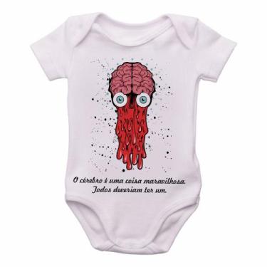 Imagem de body nenê criança roupa bebê Cérebro todos deveriam ter um - Empório D