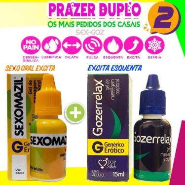 Imagem de Kit Produtos Sex Shop Double full Casal - Top Gel 