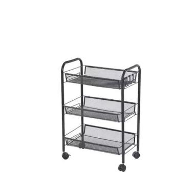 Imagem de Carrinho Multiuso 3 Cestos Reforçado Aramado Com Rodinhas - FRIGOPRO