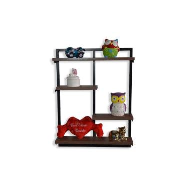 Imagem de Nicho Industrial Metalon Prateleira MDF Mod. Joy - Hayner, Leon (Amade