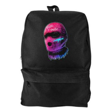 Imagem de Mochila Bolsa Masculina Basica Escolar Pega a Visão Estampado Touca Co