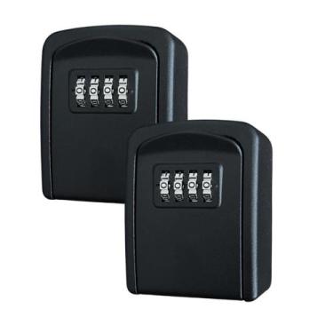 Imagem de Caixa Segredo Cofre Para Chaves Objetos 2 Peças Com Senha - SR Apicult