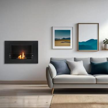 Imagem de Lareira Ecológica a Álcool De Parede Wgrif Nebula (Embutir ou Sobrepor