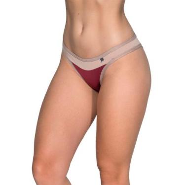 Imagem de Calcinha Microfibra em Viés Tanga Lingerie Conforto - Bella Fiore Moda