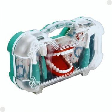 Imagem de Maleta De Brinquedo Dentista Acessórios Verde 1270 Pakiplast