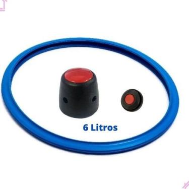 Imagem de Borracha Panela De Pressão Peso E Válvula Tramontina Vancouver 6L - Gu