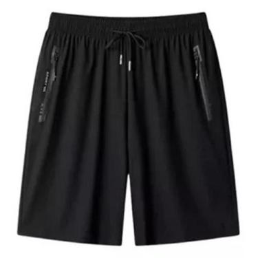 Imagem de Calção Masculino Dry Fit Elástico Secagem Rápida Tecido Mole Academia 