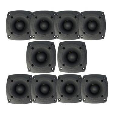 Imagem de Kit 10 Super Tweeter Profissional 120w Rms 8 Ohms Tuiter - Compet