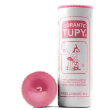 Imagem de 03 Corante para Tingir Tecidos Roupa Tupy 45g Diversas Cores, Rosa