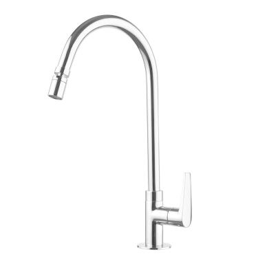 Imagem de Torneira para Banheiro Lorenzetti 1195 C32 Inox 1/4 de Volta