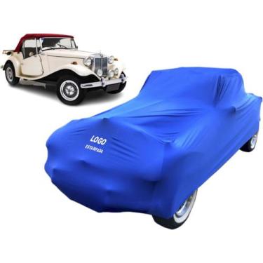Imagem de Capa Automotiva Mp Lafer Tecido Helanca Cor Preta - Mz, Azul