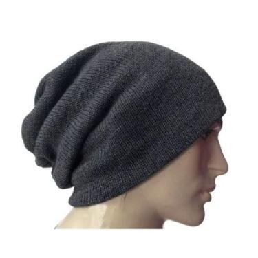 Imagem de Gorro Liso Touca Térmica Tricot De Inverno Básico Casual Unissex - PIE