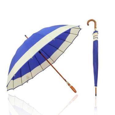 Imagem de Guarda Chuva Portaria Grande Automático 16 Hastes Reforçado  2070 - FP
