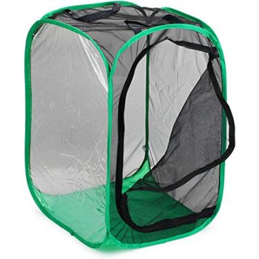 Imagem de RESTCLOUD Habitat de borboleta monarca grande de 91,44 cm, gaiola gigante dobrável de malha para terrário, 61,44 cm x 61,44 cm x 91,44 cm