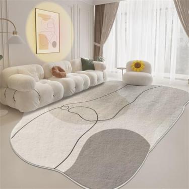 Imagem de HJZSZX Tapete pequeno com sensação de nuvem em forma de fresco para sala de estar, mesa de chá, almofada para sofá, quarto, cama, FYR, sem fiapos, 11,60 x 160 cm (2 x 5,25 pés)