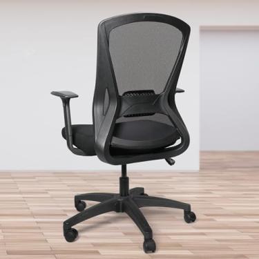 Imagem de Mesa ergonômica confortável para computador e escritório, com apoios de braço removíveis, altura ajustável para pessoas grandes, casa, estudo, trabalho