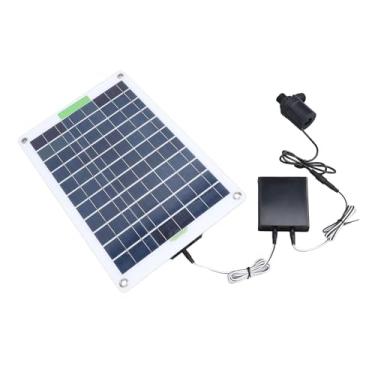 Imagem de Bomba de água Solar Bomba de Fonte Movida a Energia Solar de Silício Monocristalino Profissional de 100 W Com Caixa de Armazenamento de Energia para Pátios de Jardins Externos