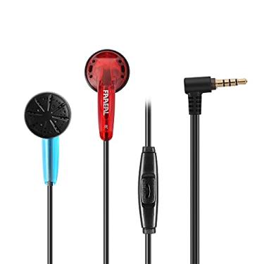 Imagem de FAAEAL Fones de ouvido Iris Ancestor intra-auriculares, fones de ouvido de 32 Ohm, fones de ouvido com fio de 3,5 mm, sem/com microfone HD, fones de ouvido para smartphones, PC, tablets etc. (com