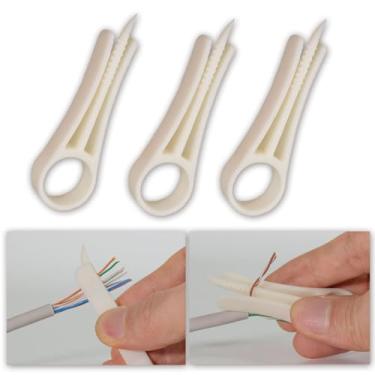 Imagem de Ferramenta de destorção de cabo de rede, alisador de fio de engenharia para CAT5/CAT5e/CAT6/CAT7 ferramentas separadoras de pares de fios destorce rapidamente e facilmente