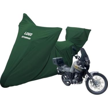 Imagem de Capa Para Motocicleta Yamaha Xt 660 Z Ténéré Com Bauleto (Verde)