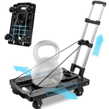 Imagem de Carrinho de Carga Plataforma Até 100 kg, Carrinho de Carga Dobravel, Carga Dobrável, Carrinho Plataforma, Carrinho de Carga Dobrável Suporta, Carrinho Plataforma de Mão Dobrável