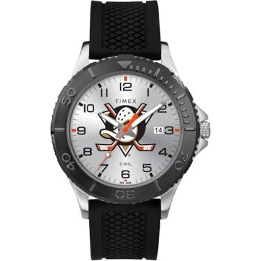 Imagem de Timex NHL Relógio Gamer masculino de 42 mm, Patos Anaheim, Moderno