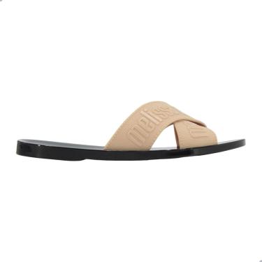 Imagem de Tamanco Melissa M-Lover Slide Adulto Bege/Preto