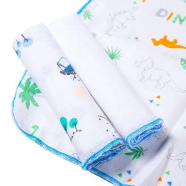 Imagem de Kit 6 Paninhos De Boca Estampado Para Bebê 30x30cm - Xukinha Saad, Men