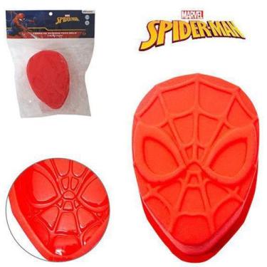 Imagem de Forma De Silicone Para Bolo Homem Aranha 600ml 16X11X6cm - ETIHOME