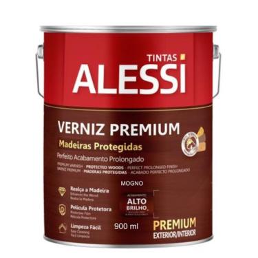 Imagem de Verniz Madeira 900ml Mogno - Alessi
