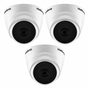 Imagem de Kit 3 Câmeras Dome VHL 1220 D G2 HDCVI 2 megapixels Intelbras Visão No