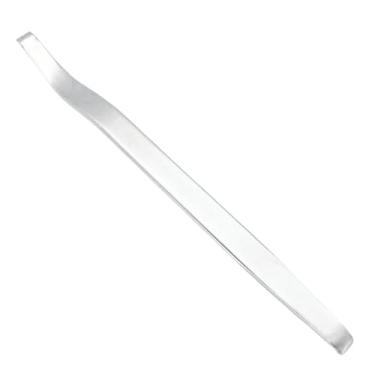 Imagem de WINTOWIN Ferro de pneu curvo de 38 cm, alavanca de pneu de motocicleta, colher de ferro, barra de alavanca, ferramenta de remoção de pneu para bicicleta suja, quadriciclo, cortador de grama