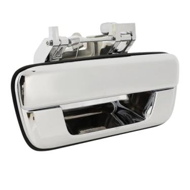 Imagem de Planejada de Porta Traseira Cromada Sem Substituição do Orifício Chave para Isuzu D - 2002-2011, Operação Fácil, Aparência Elegante, Materiais de Abdominais Duráveis, Ajustes