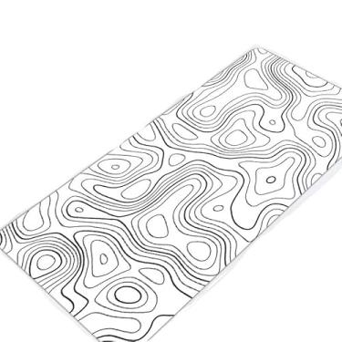 Imagem de Mouse pad ergonômico premium com base antiderrapante e bordas costuradas (FS041, médio)