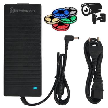 Imagem de Fonte De Alimentação 12v 10a Bivolt (110 E 220v) Para Câmeras de segur