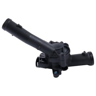 Imagem de Lesurey Conjunto de carcaça do termostato 07K121115C 07K121115B-E compatível com Volkswagen VW Jetta Golf Rabbit Passat New Beetle 2.5L