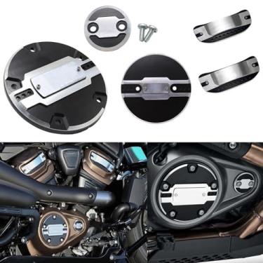 Imagem de Tampa protetora de embreagem Temporizador Medalhão Alternador Tampa para PAN AMERICA Sportster S 2021-2025 RA1250, RA1250S, RH975, RH1250S, 23-later RH975S, 24-later RA1250SE e 25-later RA1250ST