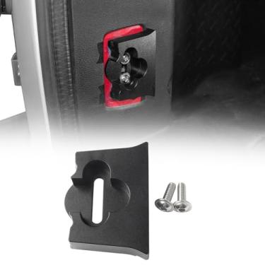 Imagem de Hooke Road Wrangler Limitador de porta traseira de liga de alumínio para Jeep Wrangler JK 2007-2018, trava de porta traseira do porta-malas antiruído anormal reduz o afundamento da porta traseira