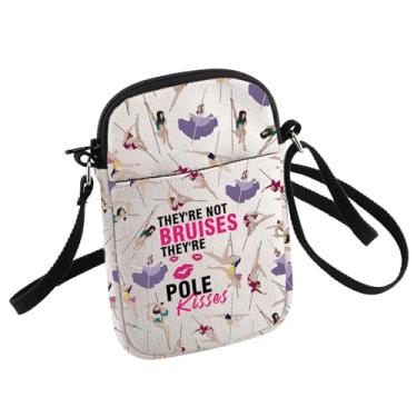 Imagem de Bolsa transversal Pole Dancing Pole Dancer Gift They Are Not Bruises They Are Pole Kisses Pequena Bolsa Sling Bag Dance Lover Gift, Pole Kisses