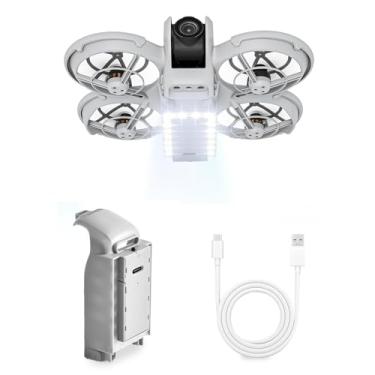Imagem de YDW Neo - Equipamento de pouso de luz noturna, protetor de bateria para DJI Neo, acessórios de luz LED, pernas de pouso, protetores de bateria, kit 2 em 1, luzes LED recarregáveis de voo