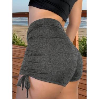 Imagem de Short Bíquini Sunkini Short com Ajustes nas Laterais Amarrar - Genéric