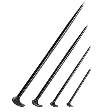 Imagem de XETROL Conjunto de 4 peças Ladyfoot Rolling Head Pry Bar Set, Heavy Duty Pry Bar Set, 15 polegadas, 12 polegadas, 16 polegadas, 21 polegadas. Alinhamento e levantamento de máquinas automotivas,