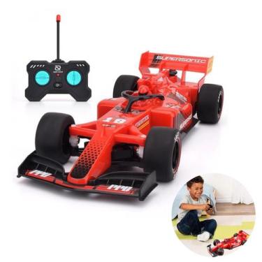 Imagem de Carrinho F1 Controle Remoto Simula Fumaça LED e Luz LED - Drift Go For