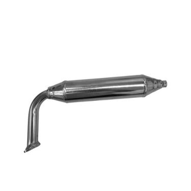 Imagem de Escapamento Cromado Bicicleta Motorizada Moskito Bikelete