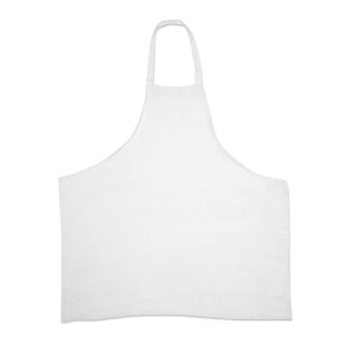 Imagem de Avental de comprimento total profissional aprovado pelo chef, sem bolsos | Alça ajustável na cintura e resistente à água para funcionários de cozinha de cozinheiros de cozinheiros | 86 cm L x 86 cm P,