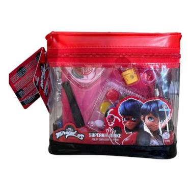 Imagem de Super Kit De Maquiagem Ladybug Miraculous Antialérgica Make - Polibrin