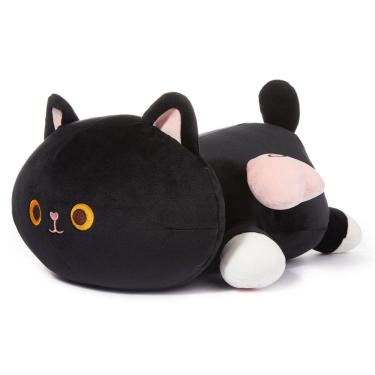 Imagem de Brinquedo de pelúcia MINISO Black Cat de 19,6 cm para crianças